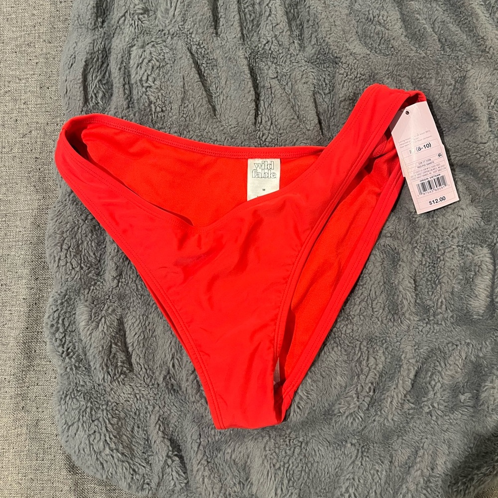 Red Bikini Bottom brand new never worn